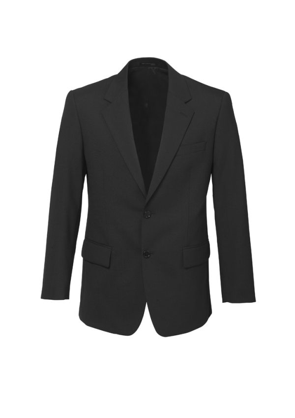 Mens Comfort Wool Stretch 2 Button Classic Jacket - Image 5