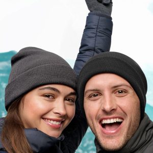 Shiny - CH61 - CH61 ROLL UP rPET KNIT BEANIE