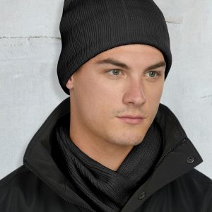 Shiny - CH64 - CH64 Cable Knit Beanie With Fleece Head Band