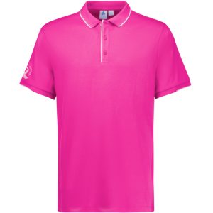Biz Care - Mens Pink Short Sleeve Polo