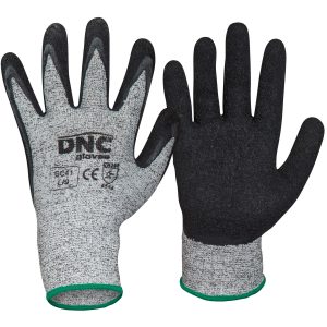 DNC Workwear - DNC-GC32 - HiVis Cut5 - Nitrile Sandy Finish