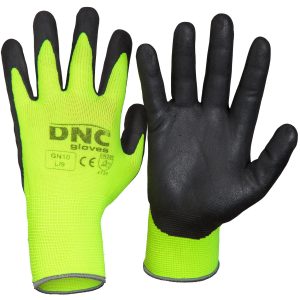 DNC Workwear - DNC-GN10 - HiVis Nitrile Supaflex