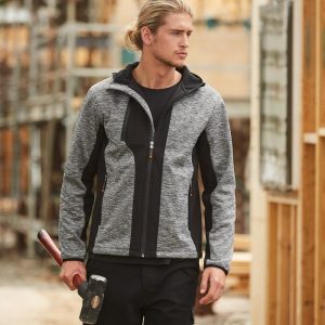 Shiny - JK49 - JK49 LAMINATED FUNCTIONAL KNIT HOODIE
