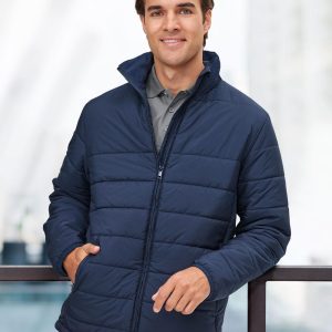 Shiny - JK59 - JK59 MENS SUSTAINABLE INSULATED PUFFER JACKET  (3D CUT)