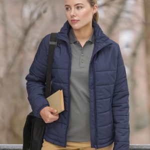 Shiny - JK60 - JK60 LADIES SUSTAINABLE INSULATED PUFFER JACKET (3D CUT)