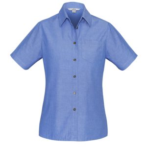Biz Collection - LB6200 - Womens Chambray Short Sleeve Shirt