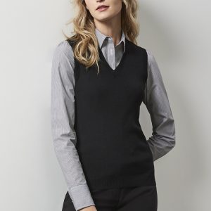 Biz Collection - LV3504 - Womens V-Neck Knit Vest