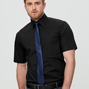Shiny - M7020S - M7020S Men's Cotton/Poly Stretch Short Sleeve Shirt