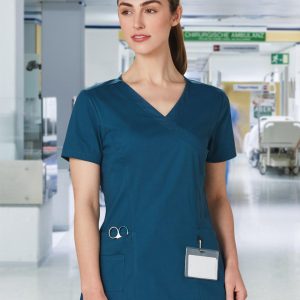Shiny - M7640 - M7640 LADIES SCRUB TOP