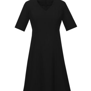 Biz Corporates - RD974L - Womens Siena Extended Short Sleeve Dress