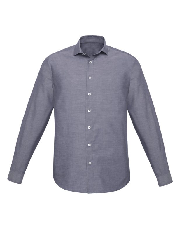 Mens Charlie Slim Fit Long Sleeve Shirt - Image 8
