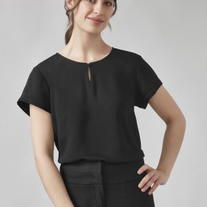 Biz Corporates - RU569LS - Womens Evelyn Short Sleeve Blouse