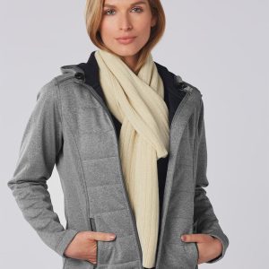 Shiny - SCF02 - SCF02 CABLE KNIT SCARF