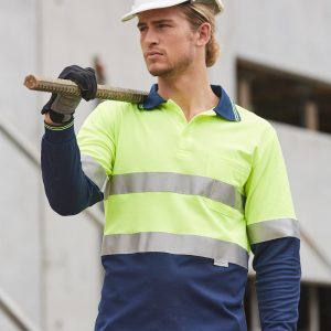 Shiny - SW21A - SW21A LONG SLEEVE SAFETY POLO