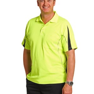 Shiny - SW25A - SW25A HI-VIS LEGEND SHORT SLEEVE POLO Mens'