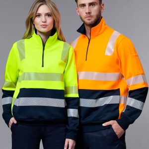 Shiny - SW32 - SW32 Vic Rail Hi Vis Safety Jumper- Unisex