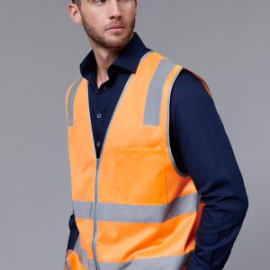 Shiny - SW40 - SW40 Vic Rail Hi Vis Safety Vest- Unisex