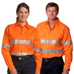 Shiny - SW52 - SW52 COTTON DRILL SAFETY SHIRT - Unisex