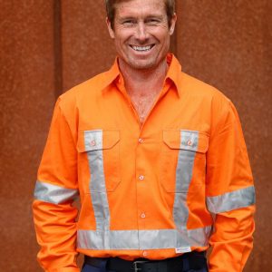 Shiny - SW56 - SW56 COTTON DRILL SAFETY SHIRT