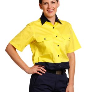Shiny - SW63 - SW63 WOMEN'S SHORT SLEEVE SAFETY SHIRT