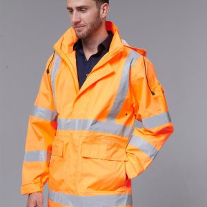 Shiny - SW75 - SW75 VIC Rail Hi Vis Safety Jacket - Unisex