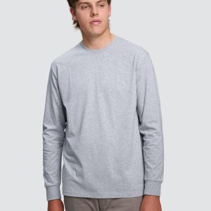 Shiny - TS47 - TS47 MENS PREMIUM COTTON FACE L/S TEE