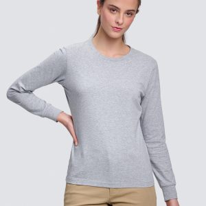 Shiny - TS48 - TS48 LADIES PREMIUM COTTON FACE L/S TEE