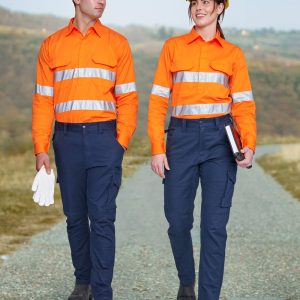 Shiny - WP26 - WP26 UNISEX COTTON STRETCH RIP-STOP WORK PANTS