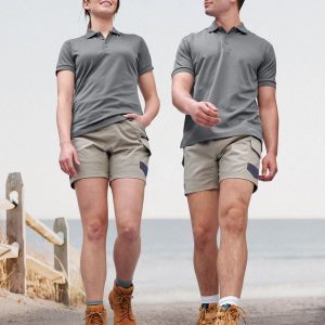 Shiny - WP29 - WP29 UNISEX COTTON STRETCH DRILL CUFFED WORK SHORTS