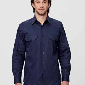 Shiny - WT04(WDS/L) - WT04 COTTON DRILL WORK SHIRT