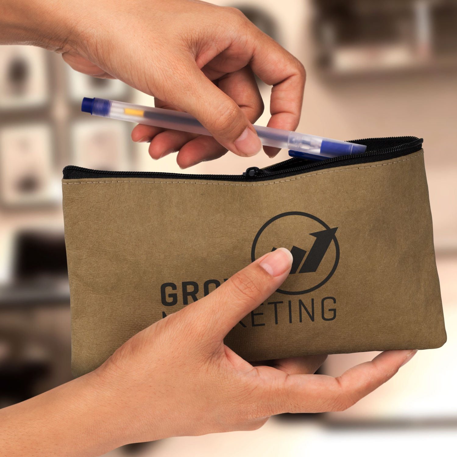 Kraft Pencil Case - Image 3