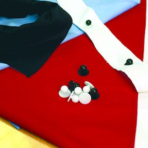 DNC Workwear - DNC-1761 - Chef Jacket Button Strip - pair