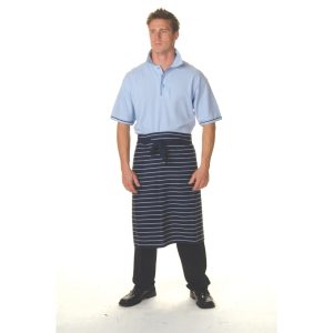 DNC Workwear - DNC-2336 - Pinstripe 3/4 Apron - No Pocket