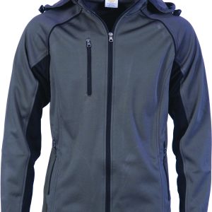 DNC Workwear - DNC-5428 - FullZip Soft Shell Hood Jacket
