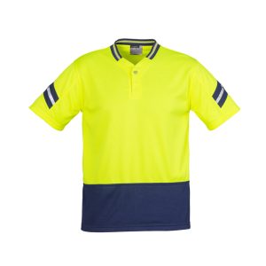 Syzmik - ZH245 - Mens Hi Vis Astro Short Sleeve Polo