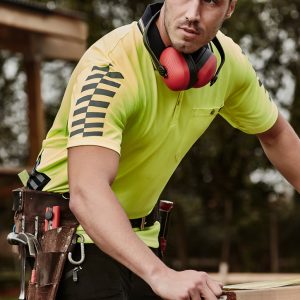 Syzmik - ZH320 - Mens Hi Vis Komodo Short Sleeve Polo