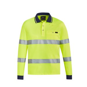 Syzmik - ZH380 - Unisex Hi Vis Bio Motion Taped Polo