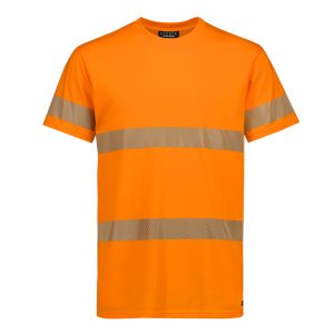 Syzmik - ZH510 - Mens Hi Vis Segmented Tape Cotton Tee Shirt