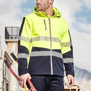Syzmik - ZJ453 - Unisex Streetworx 2 In 1 Stretch Softshell Jacket