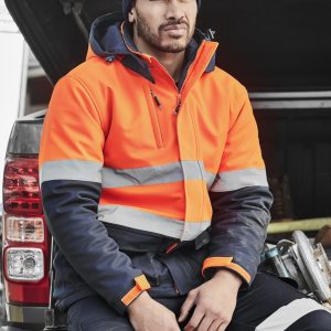 Syzmik - ZJ553 - Unisex Hi Vis Antarctic Softshell Jacket