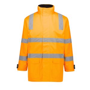 Syzmik - ZJ580 - Unisex Hi Vis VIC Rail 4 In 1 Waterproof Jacket