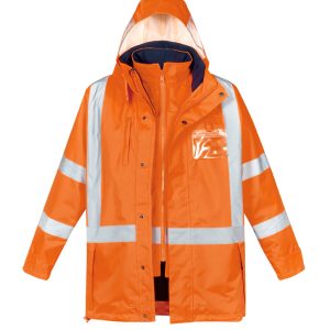 Syzmik - ZJ616 - Mens Hi Vis X Back 4 In 1 Waterproof Jacket