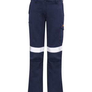 Syzmik - ZP522 - Womens Orange Flame Taped Cargo Pant