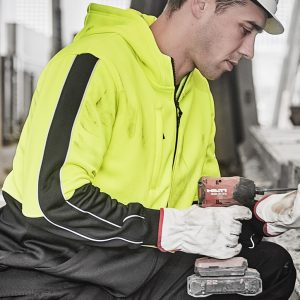 Syzmik - ZT485 - Unisex Hi Vis Full Zip Hoodie