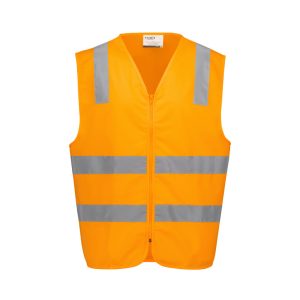 Syzmik - ZV687 - Unisex Hi Vis VIC Rail Zip Vest