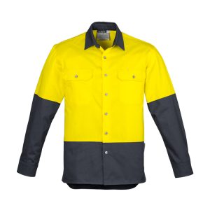 Syzmik - ZW122 - Mens Industrial Long Sleeve Shirt
