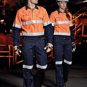 Syzmik - ZW131 - Womens FR Closed Front Hooped Taped Spliced Shirt