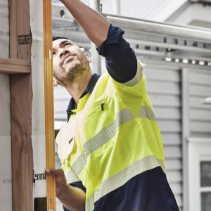 Syzmik - ZW470 - Mens Hi Vis Outdoor Segmented Tape Long Sleeve Shirt