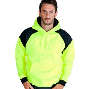 Ramo - F303HPW - Men Shoulder Contrast Panel Hoodie - WORKWEAR