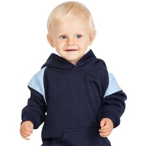 Ramo - F335PP - Kids Shoulder  Contrast Panel Hoodies